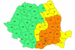  Alerte de furtuni și vânturi violente în Carpați; rafale până la 120 km/h în Suceava, Caraș-Severin, Hunedoara, Gorj și Vâlcea