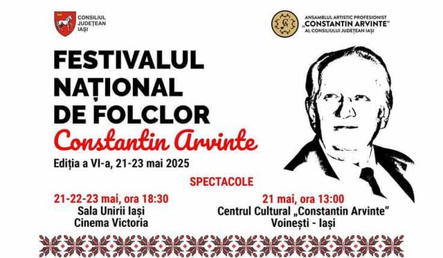  În perioada 21-23 Mai, Iașul devine centrul folclorului românesc! Află detalii complete aici.