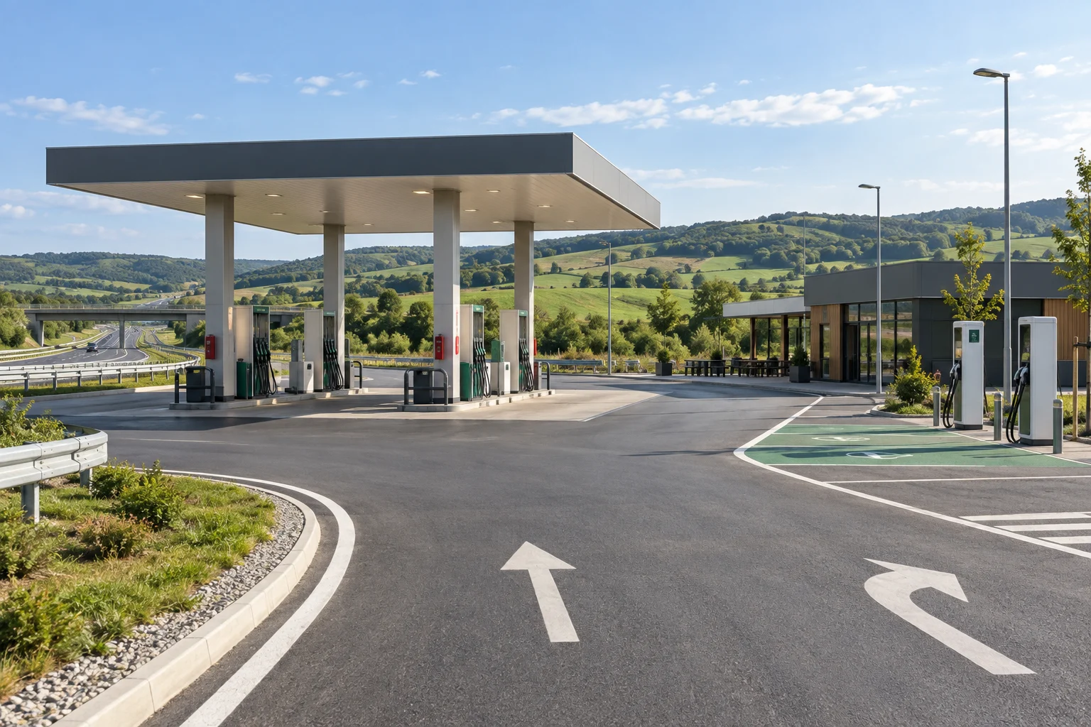 Rompetrol a deschis două stații pe A3, la Sânpaul: unde pot opri șoferii