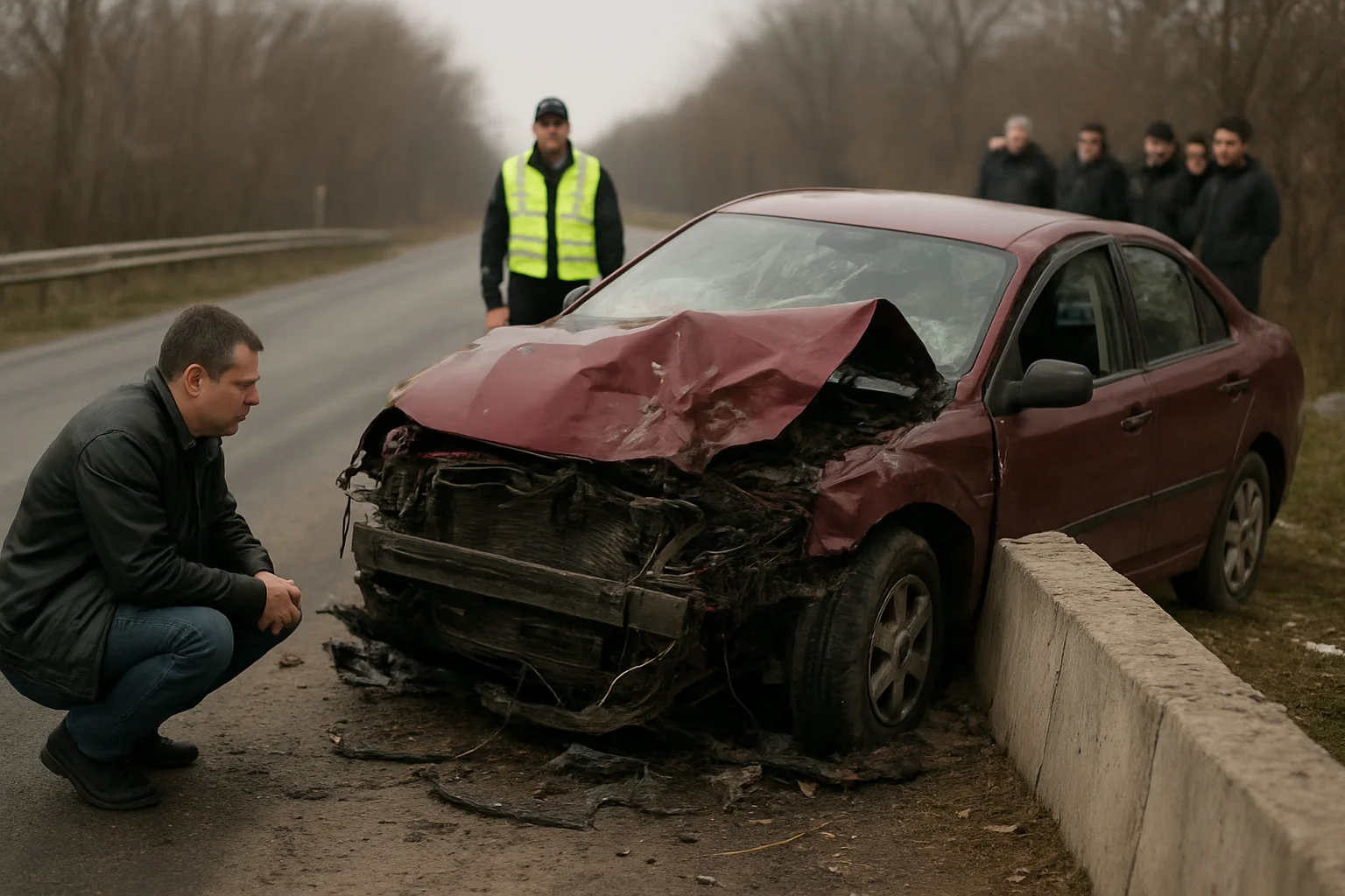 Accident Fatal pe E85 Lângă Adjud: Un Șofer și-a Pierdut Viața, Doi Răniți Grav