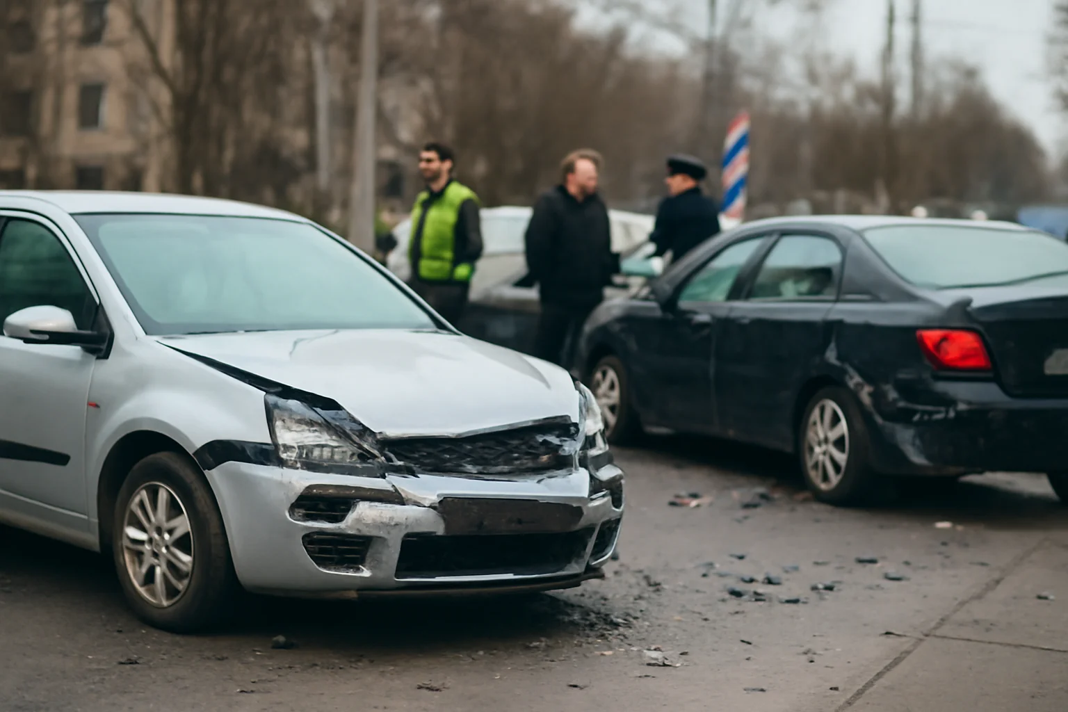 Accident grav cu trei mașini în Iași, dimineață tumultuoasă