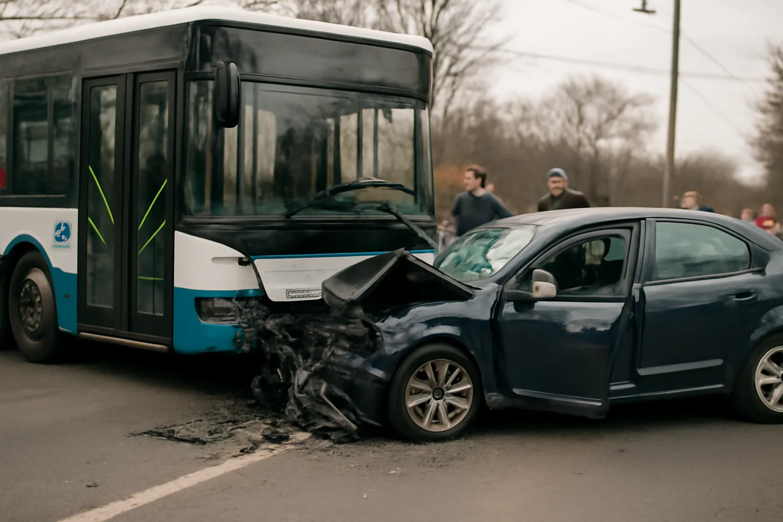 Accident grav pe Șoseaua Nicolina între autobuz și mașină
