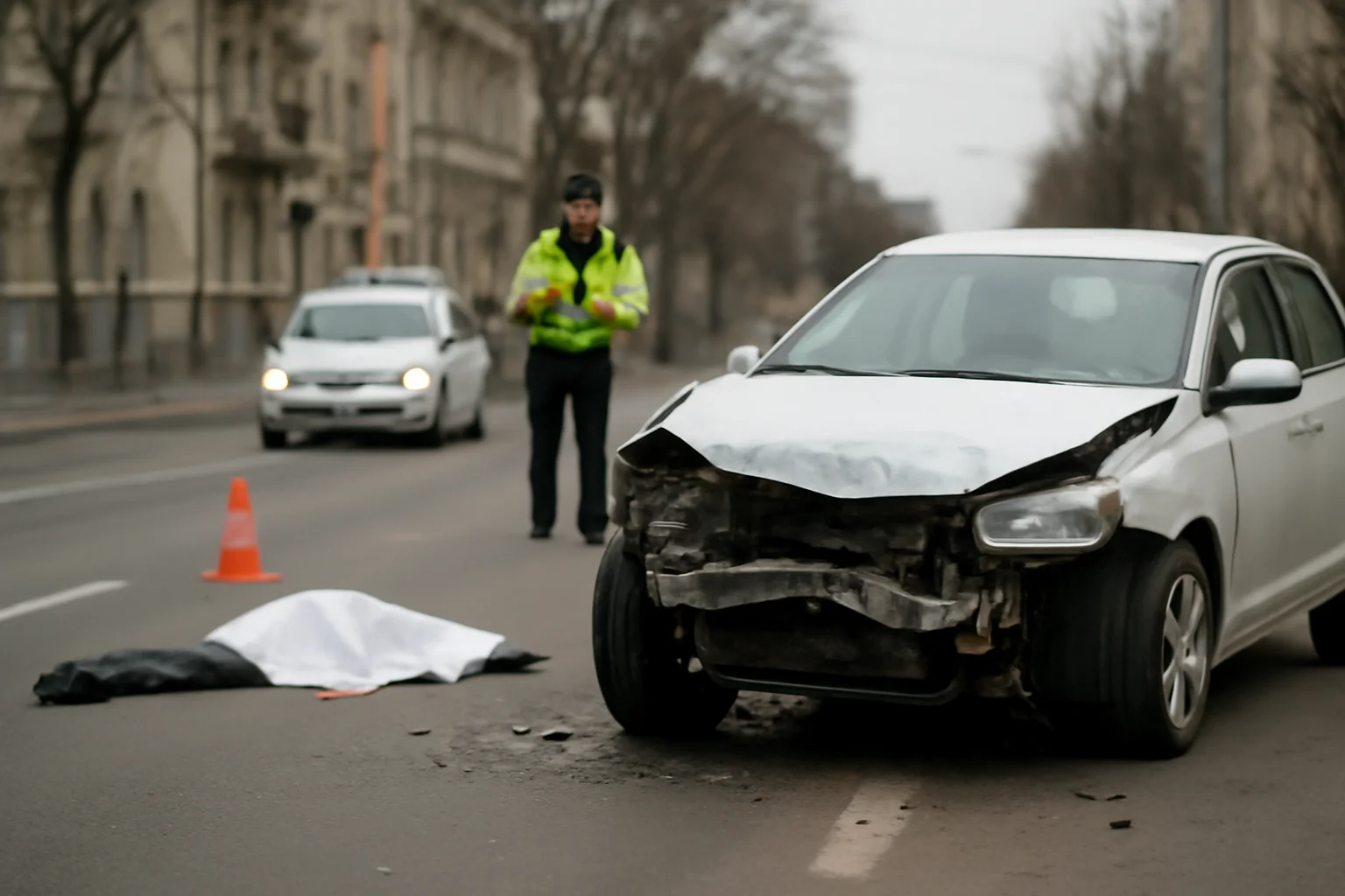 Accident grav pe strada Sfântul Lazăr din Iași cu victimă anonimă