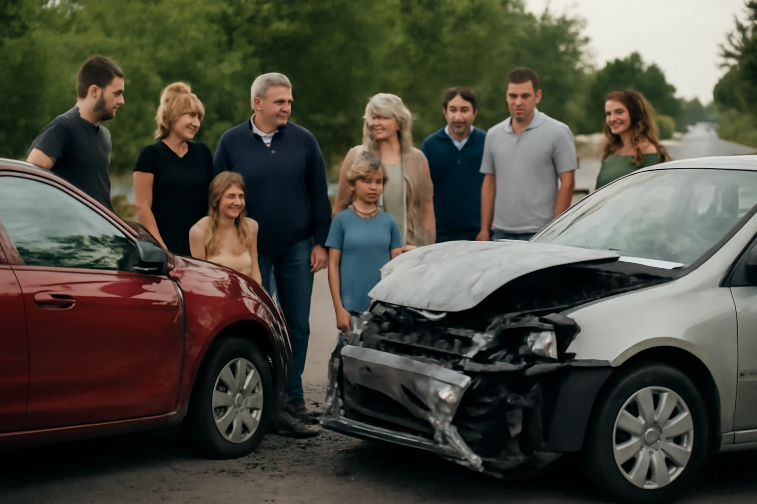 Accident rutier grav în Iași cu 10 persoane implicate