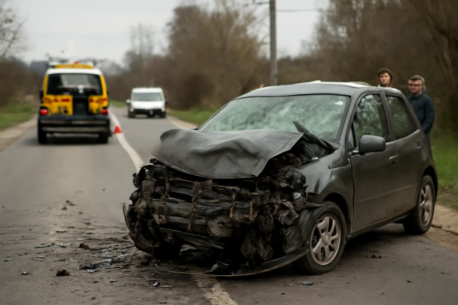 Accident rutier mortal pe DN 24, în zona Șerbești–Ciortești, la limita județului Iași