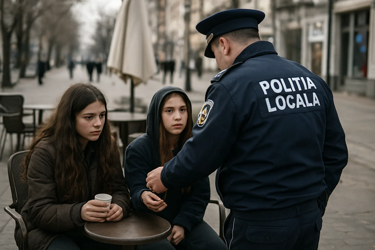 Adolescente sancționate pentru cerșetorie pe Ștefan cel Mare, Iași