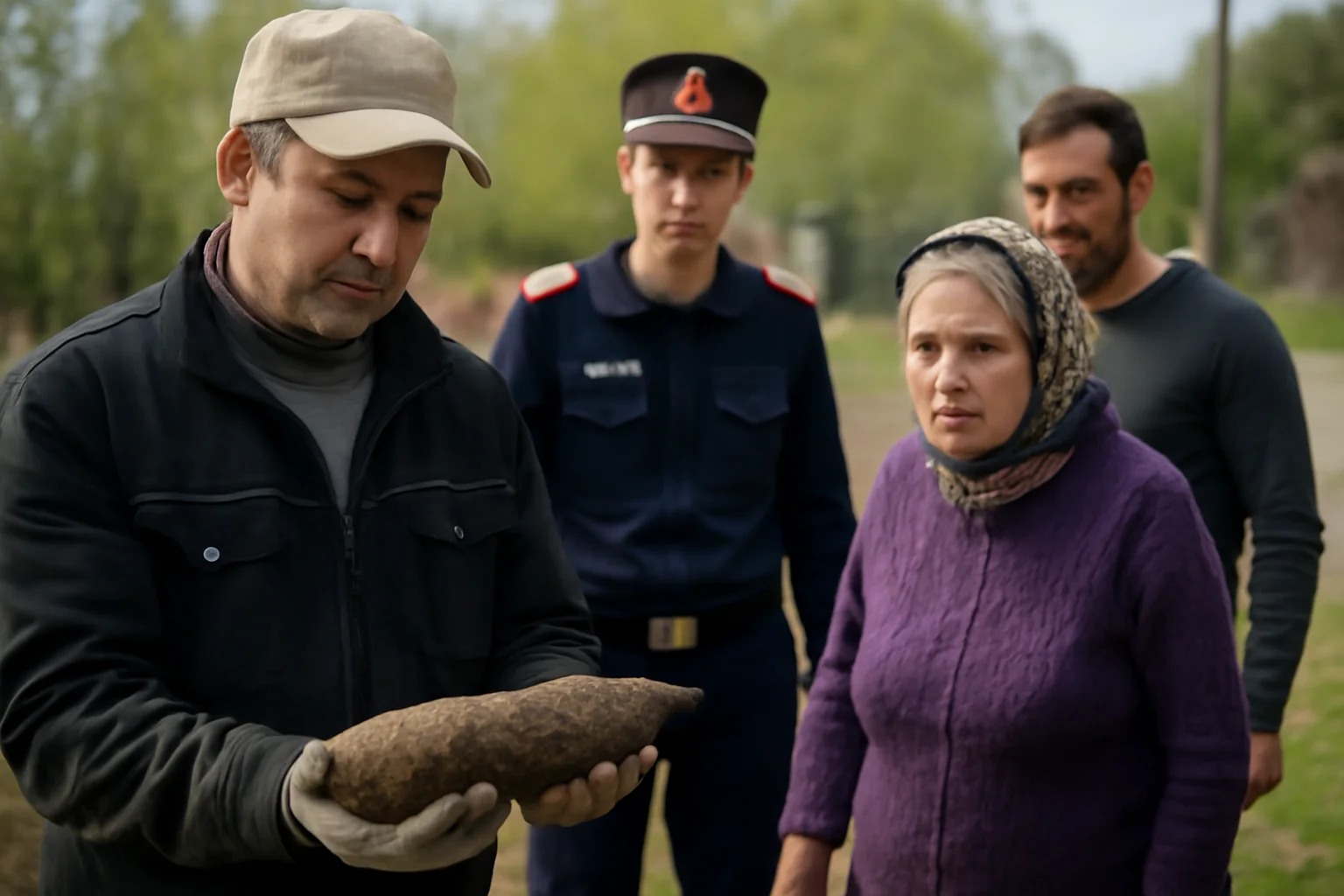 Bărbat descoperă muniție neexplodată în timpul construcției unui gard