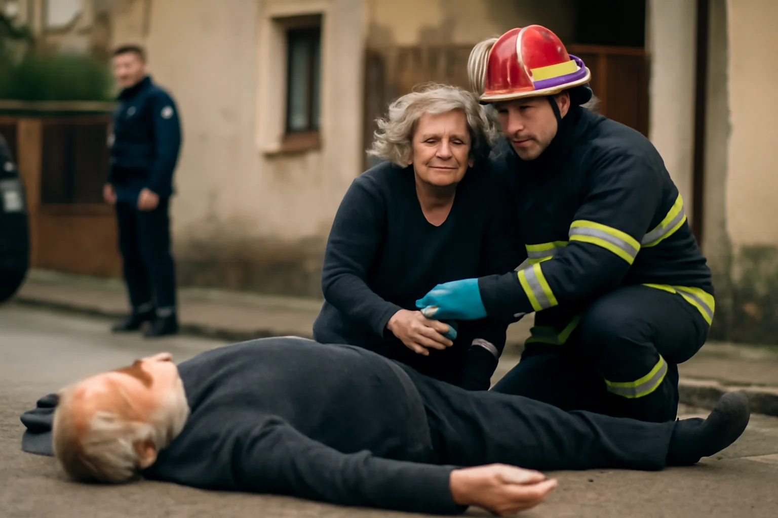 Bătrân găsit mort acasă, soția salvată în ultima clipă