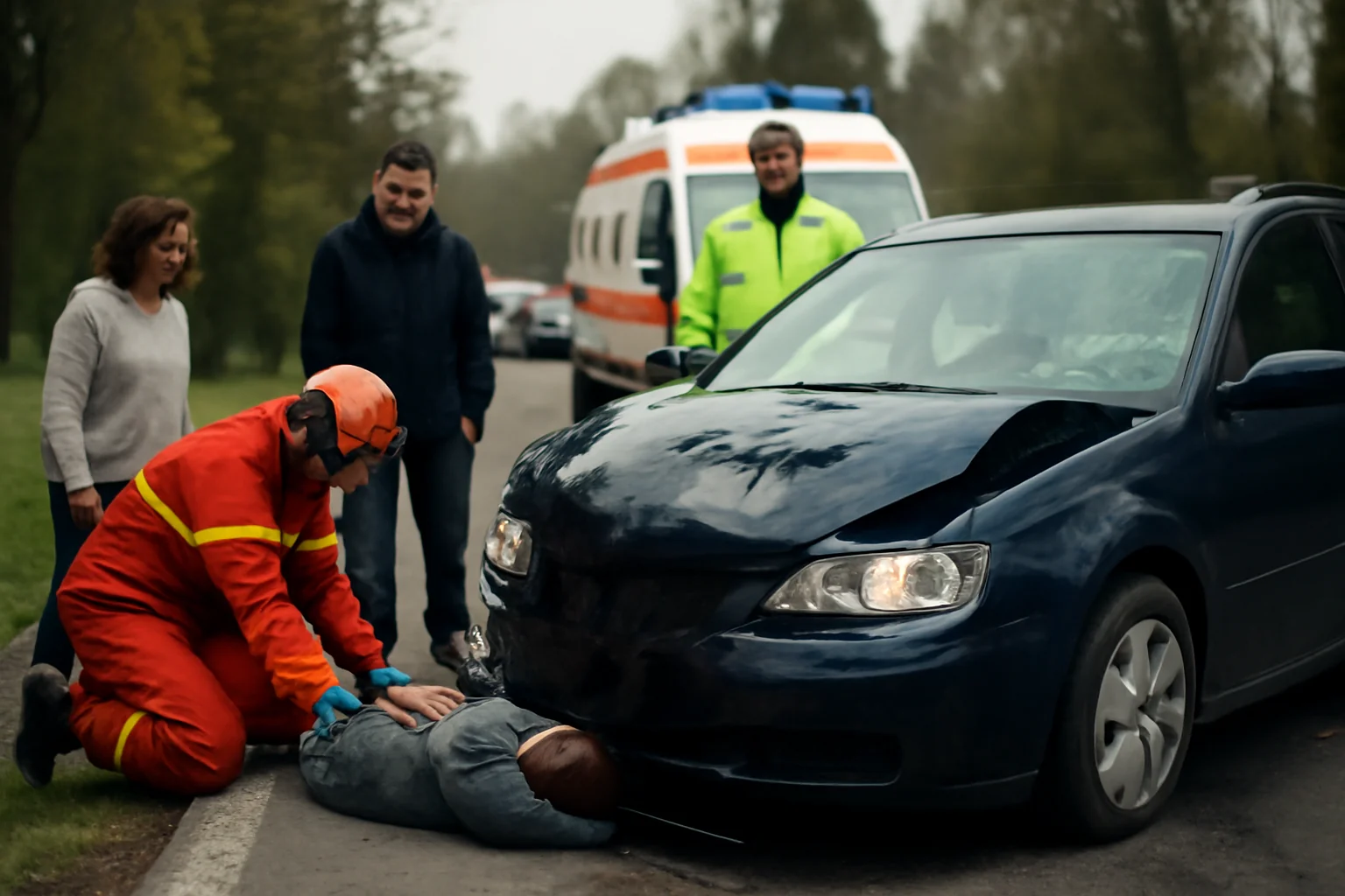 cinci oameni ajung la spital după impact