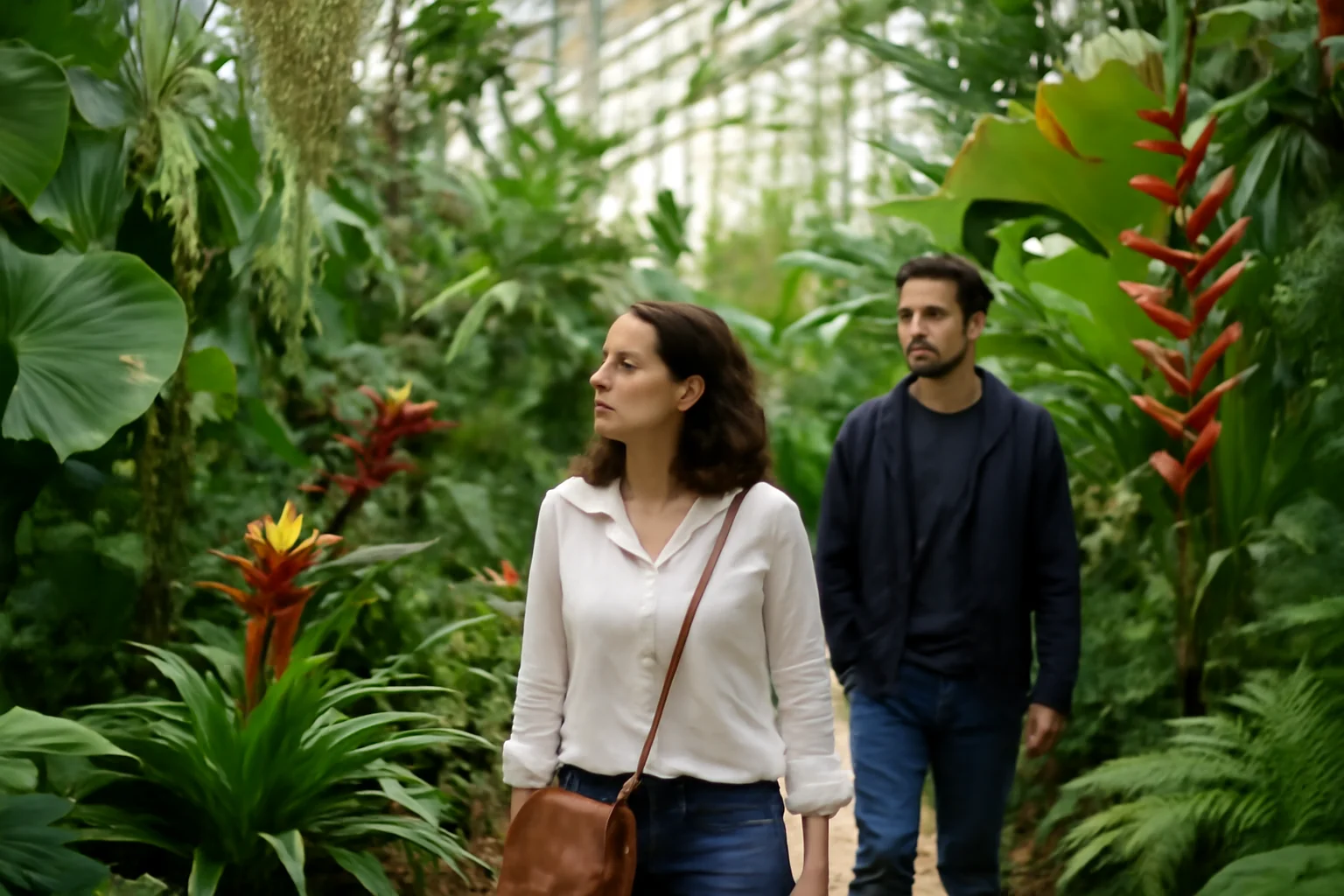 colecție de plante tropicale rare și decoruri impresionante în serele Grădinii Botanice