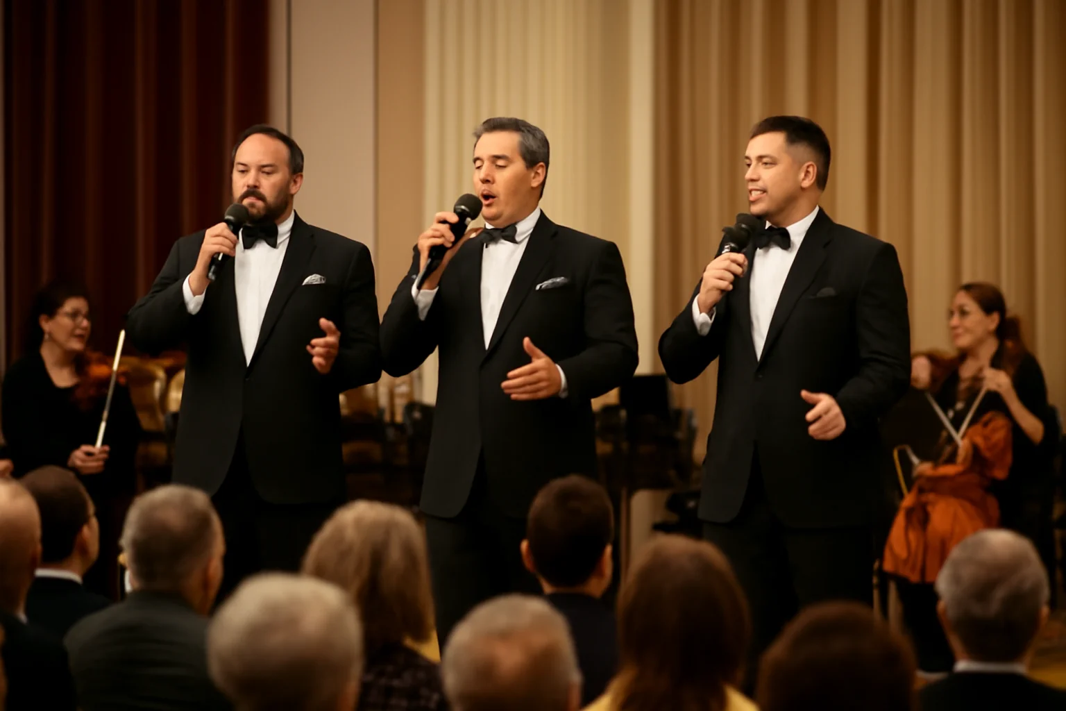 Concert special de Ziua Îndrăgostiților la Iași: „Cei 3 Tenori ieșeni” cântă la Sala Unirii