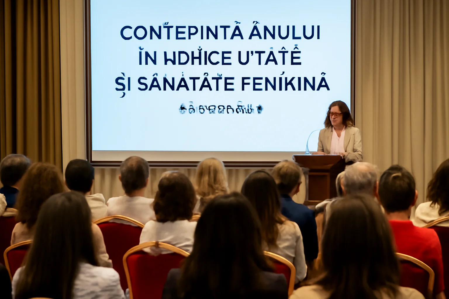  Conferința Anului în Longevitate și Sănătate Feminină la Iași, România