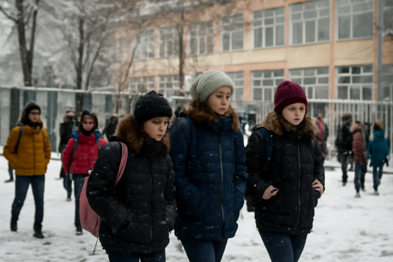 Cursuri școlare afectate de ninsorile abundente în județul Iași