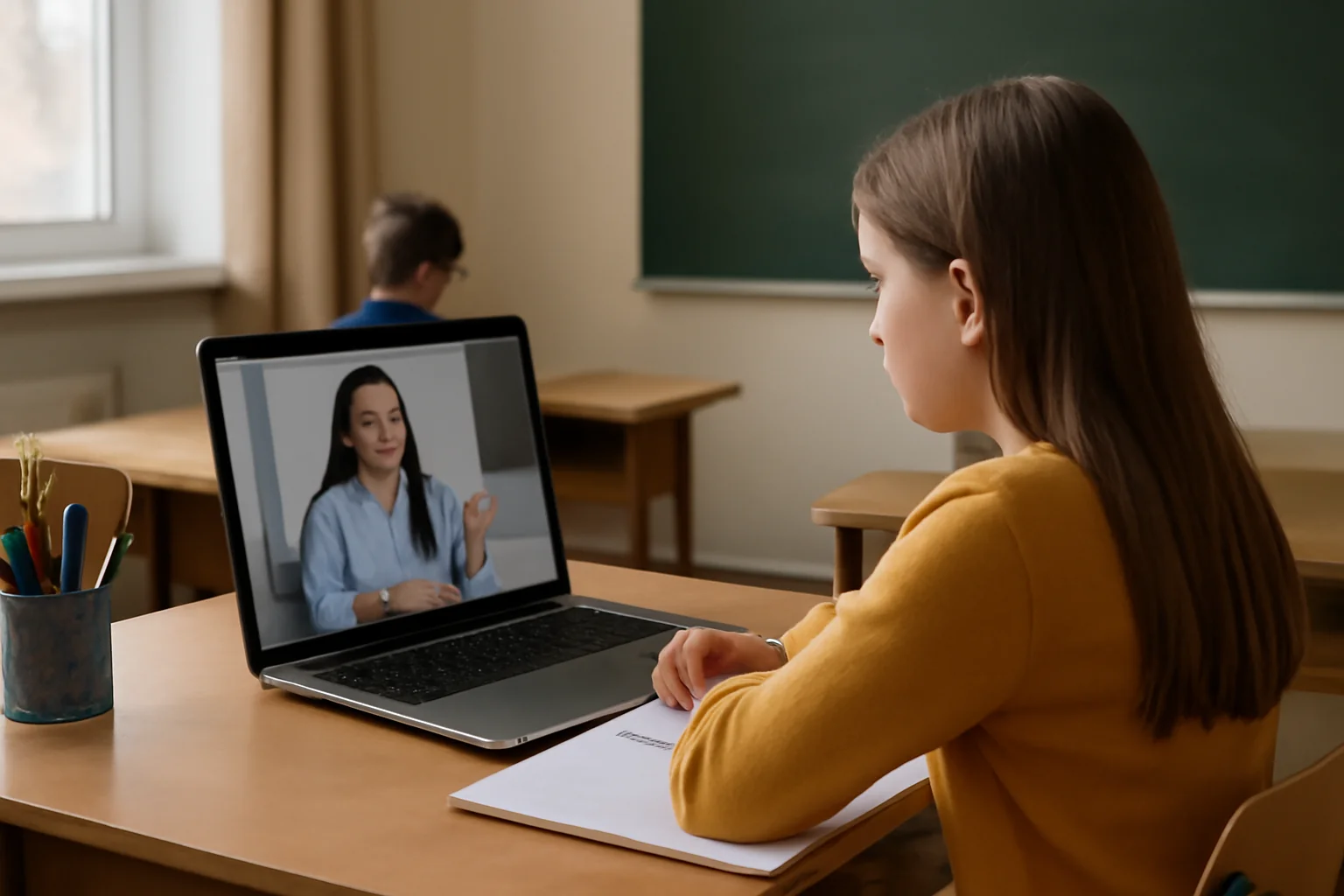 Cursuri trecute în online în opt școli, inclusiv din Iași, din cauza frigului și a ninsorii