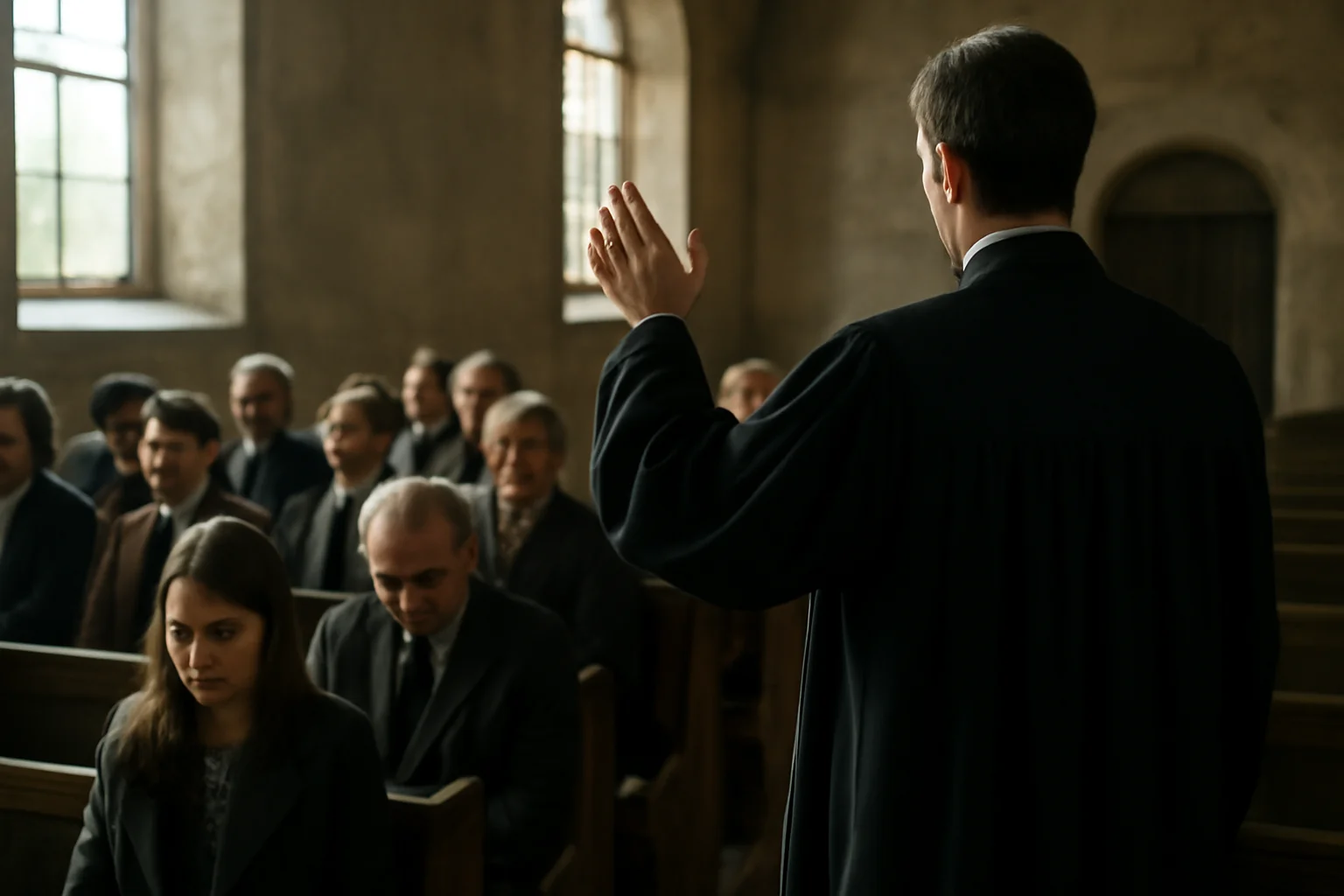 cuvintele care au cutremurat întreaga biserică și au adus liniște apăsătoare.
