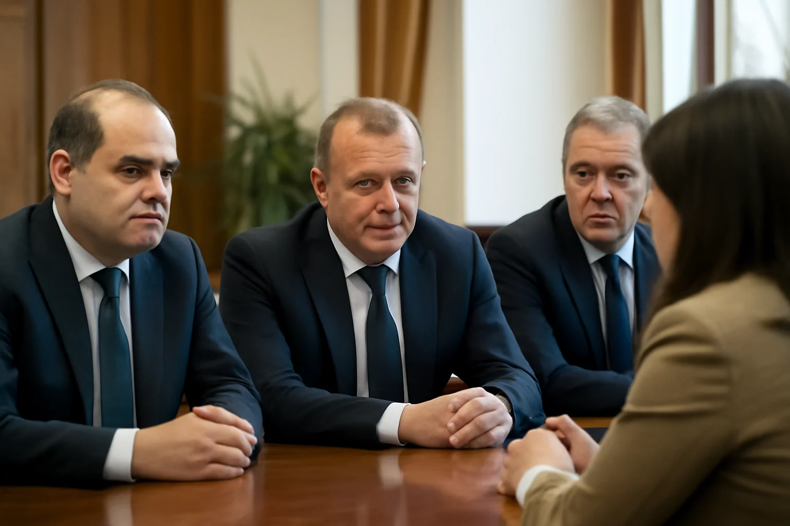 Discuții la Primăria Iași între Mihai Chirica și Dorinel Umbrărescu pe tema infrastructurii