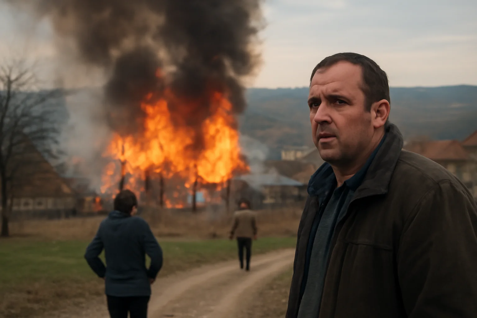 Două locuințe afectate de un incendiu în satul Piciorul Lupului, județul Iași