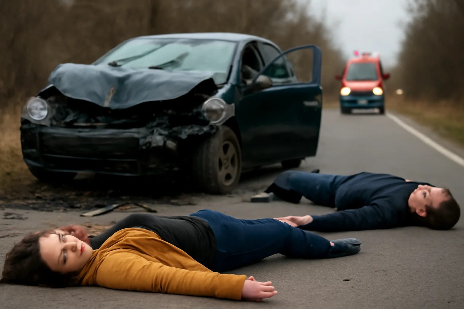 două persoane găsite în stare de inconștiență