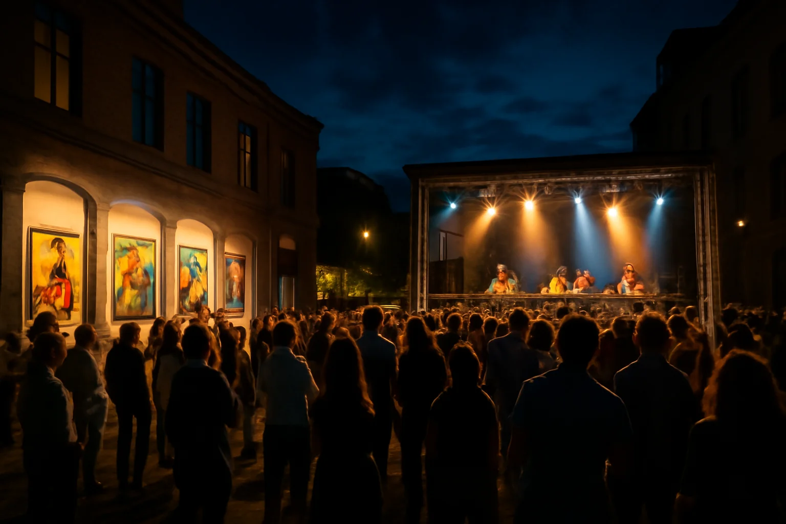  explozie de artă și cultură până în zori, cu expoziții și concerte captivante.