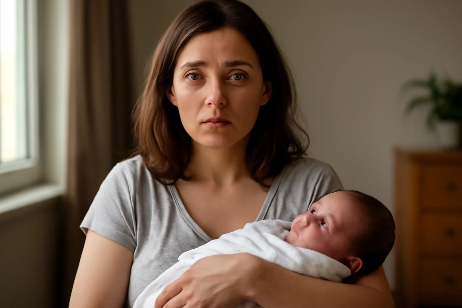 Femeie de 31 de ani a descoperit că este însărcinată abia la naștere