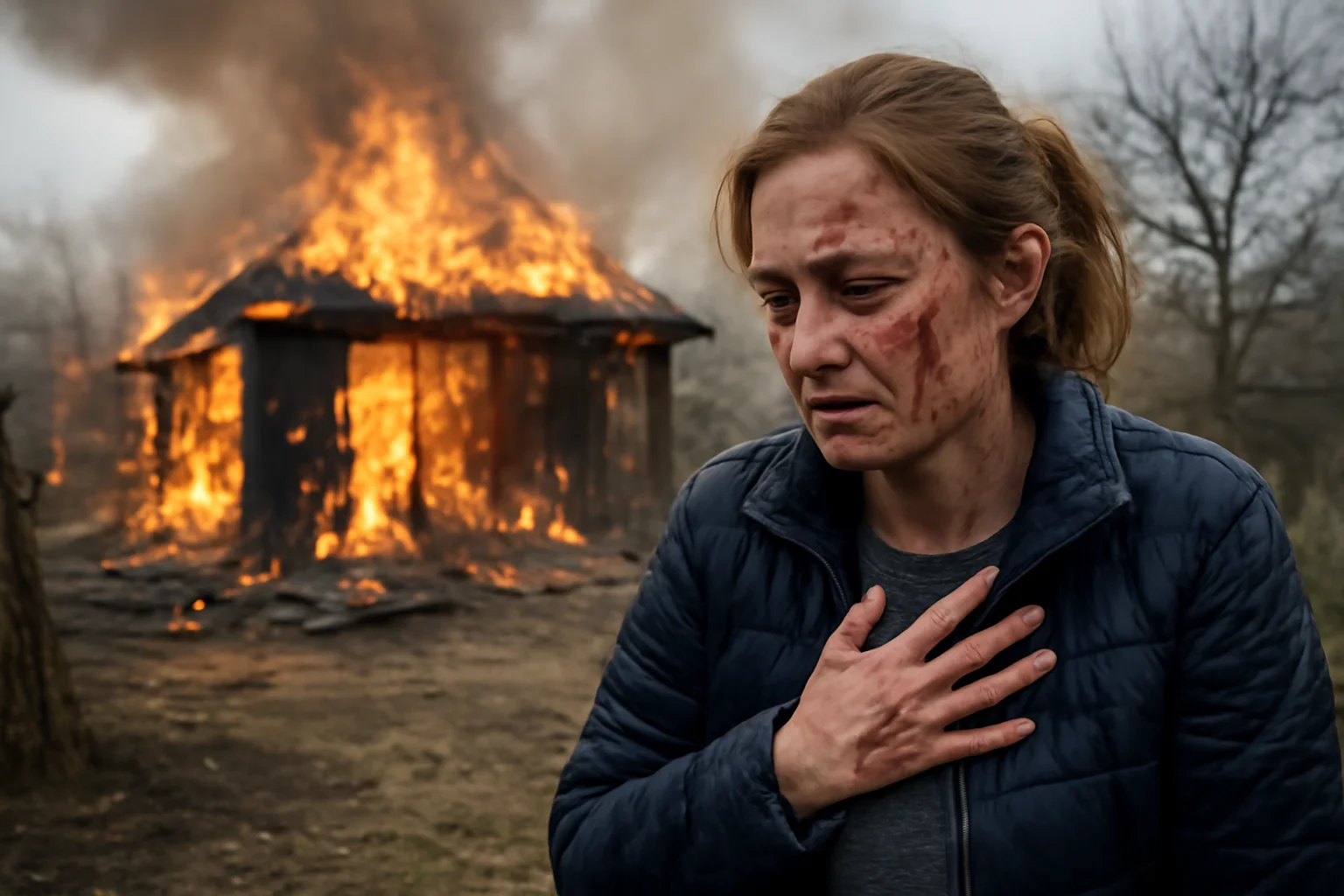 Femeie rănită, anexă gospodărească distrusă de flăcări - Stirea de Iasi