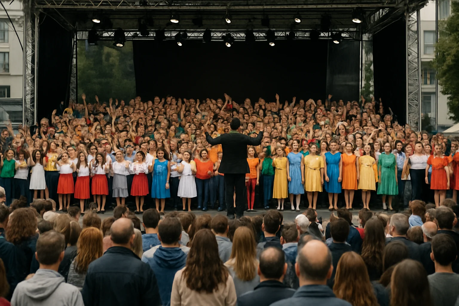 Festival de folclor și spectacole Ateneul Iași la Palas