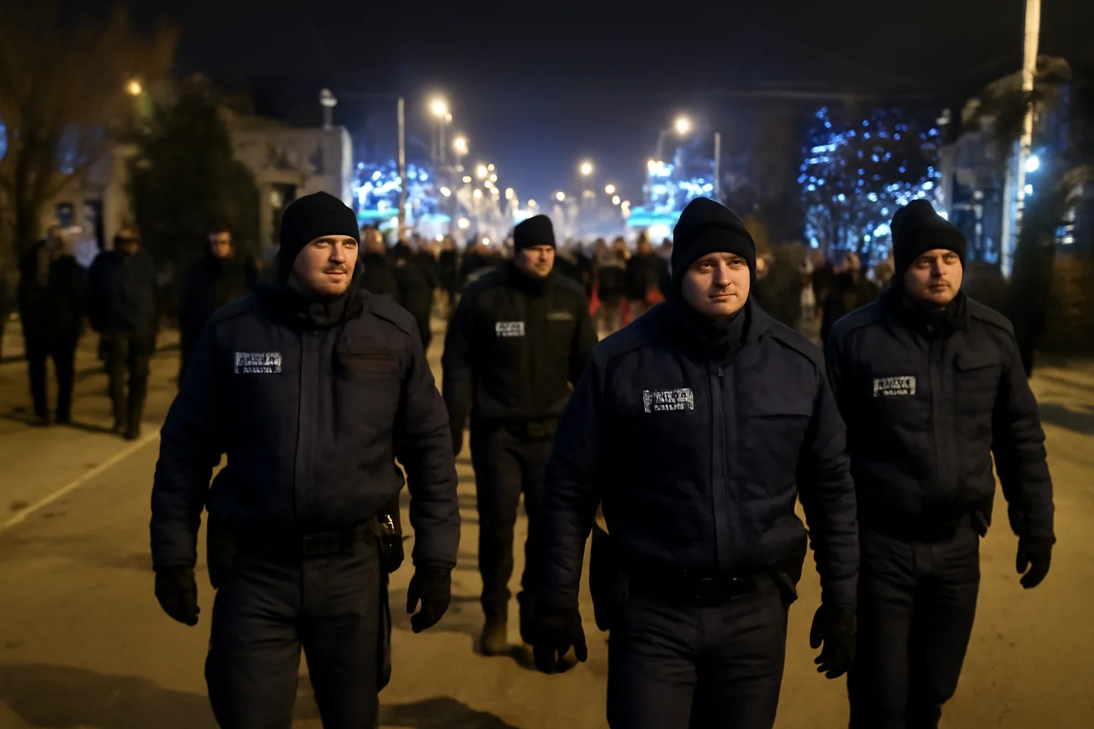 Forțe de ordine suplimentare la Ruginoasa, județul Iași, de Anul Nou 2025