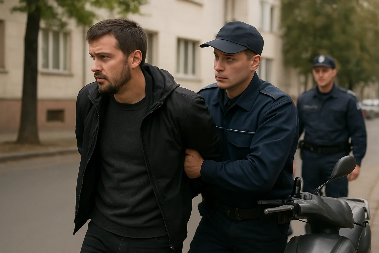 Furt de motoscuter în Iași: Suspect prins după urmărire