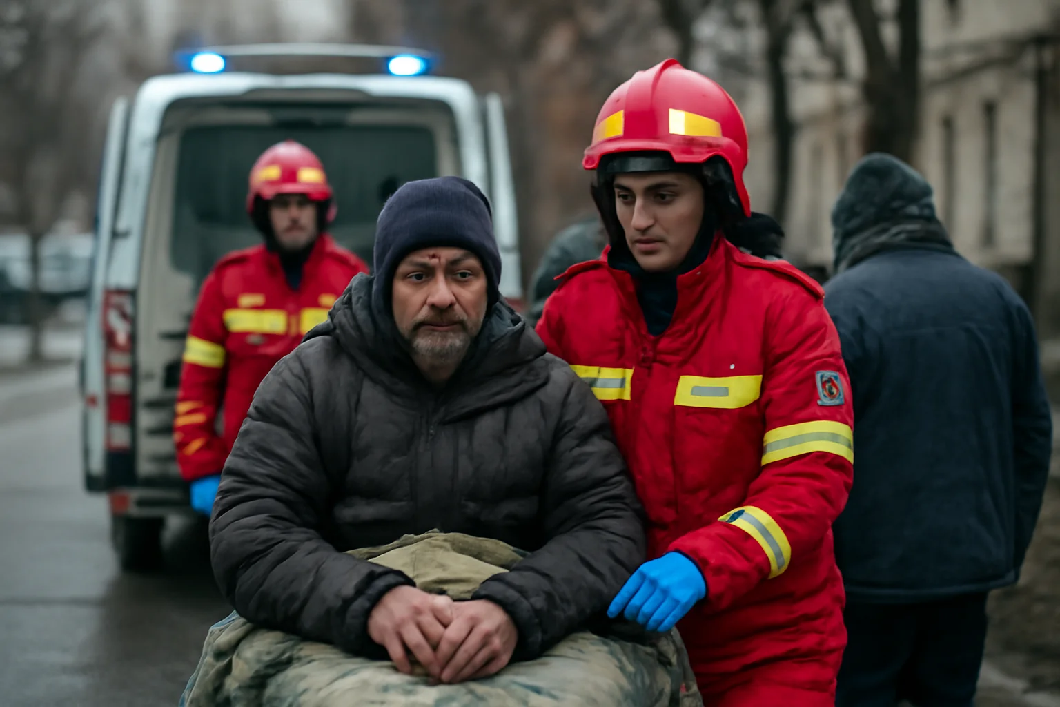 Ger puternic la Iași: persoane fără adăpost transportate în centre de urgență în noaptea de -7°C