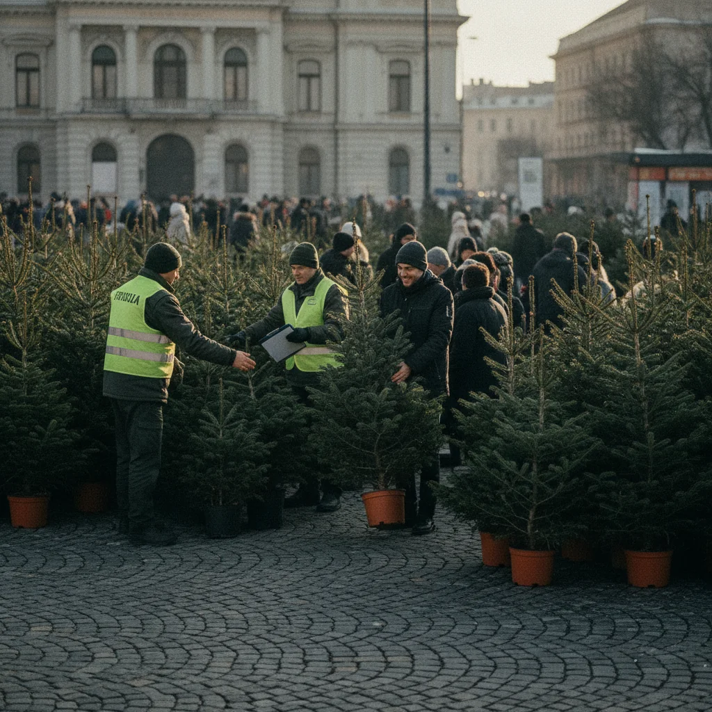 Iași: oferta de pomi de iarnă 2026 include 500 de arbori la ghiveci