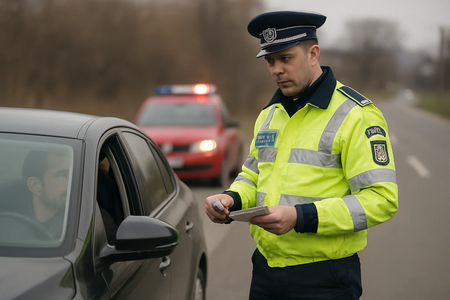 Iași: șofer de 43 de ani, 0,87 mg/l alcool, permis suspendat