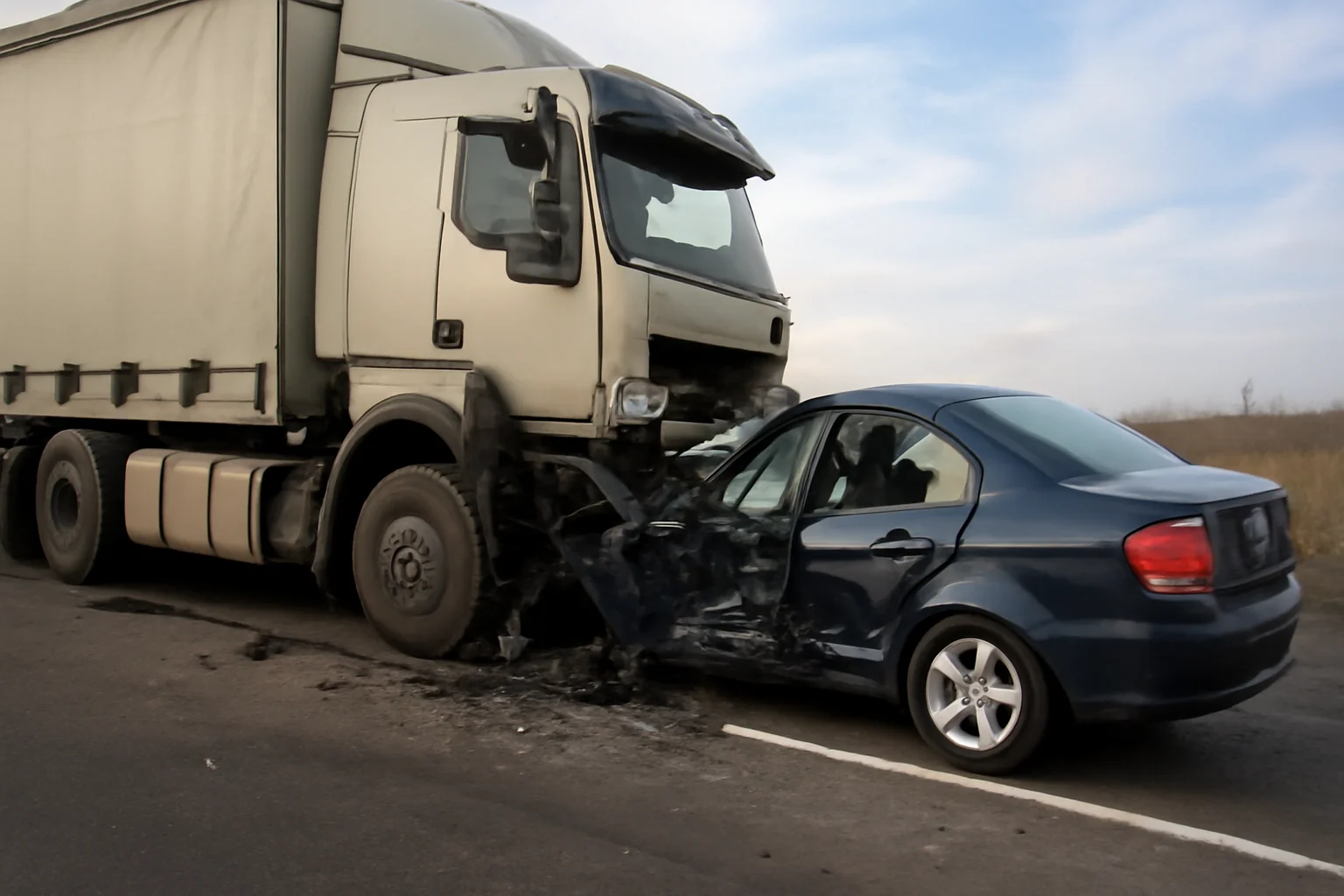 impact devastator între un TIR și un autoturism pe centura Bârladului - un bărbat și-a pierdut viața.