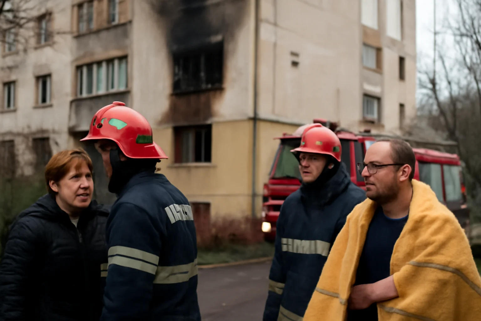 Incendiu mortal într-un bloc din Iași în dimineața zilei de 20 ianuarie