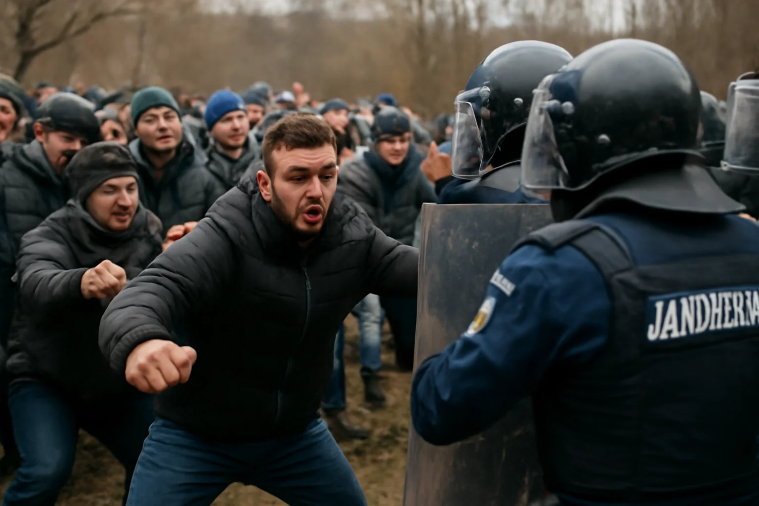 Incident la Ruginoasa: confruntare între „războinici” și jandarmi în județul Iași