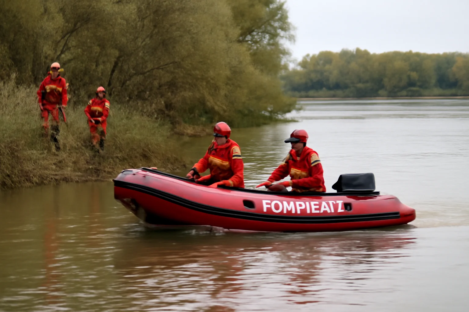  ISU Intensifică Căutările pentru O Persoană Suspectată de Înec în Râul Siret