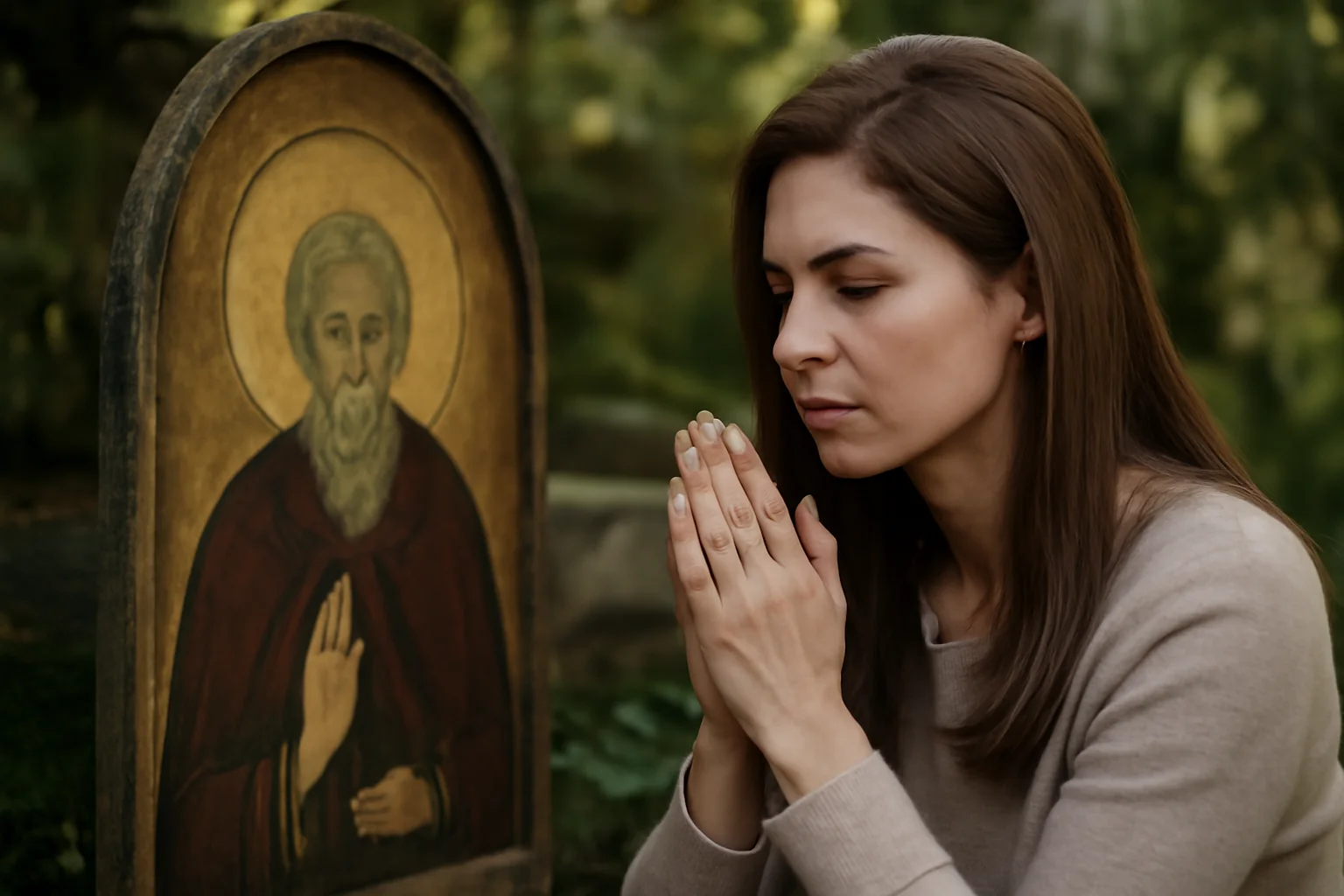Legătura sa specială cu divinitatea și rugăciunile către sfântul protector