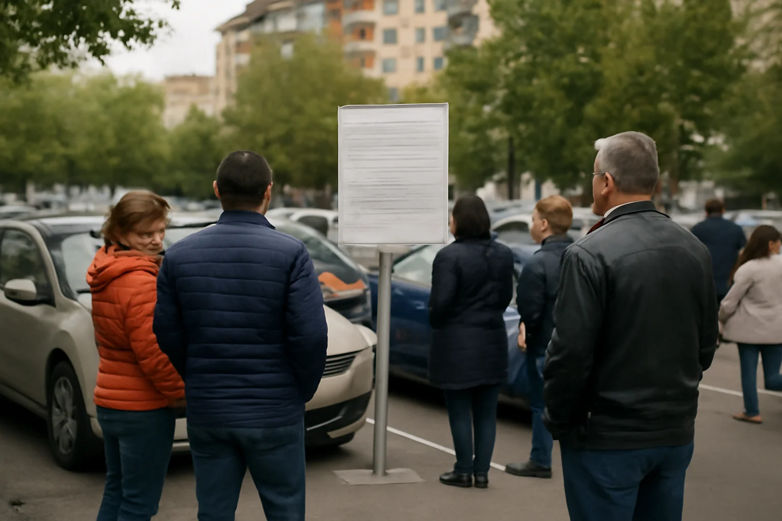 Locuri de parcare scoase la licitație în zona Podu Roș