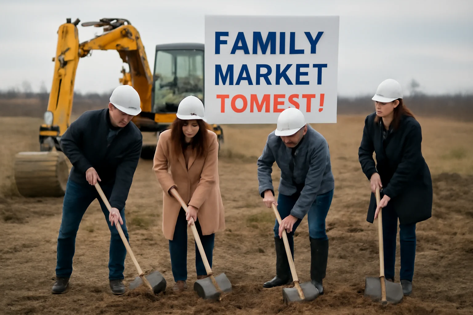 Lucrările la Family Market Tomești, nou centru de retail de proximitate lângă Iași, primesc undă verde