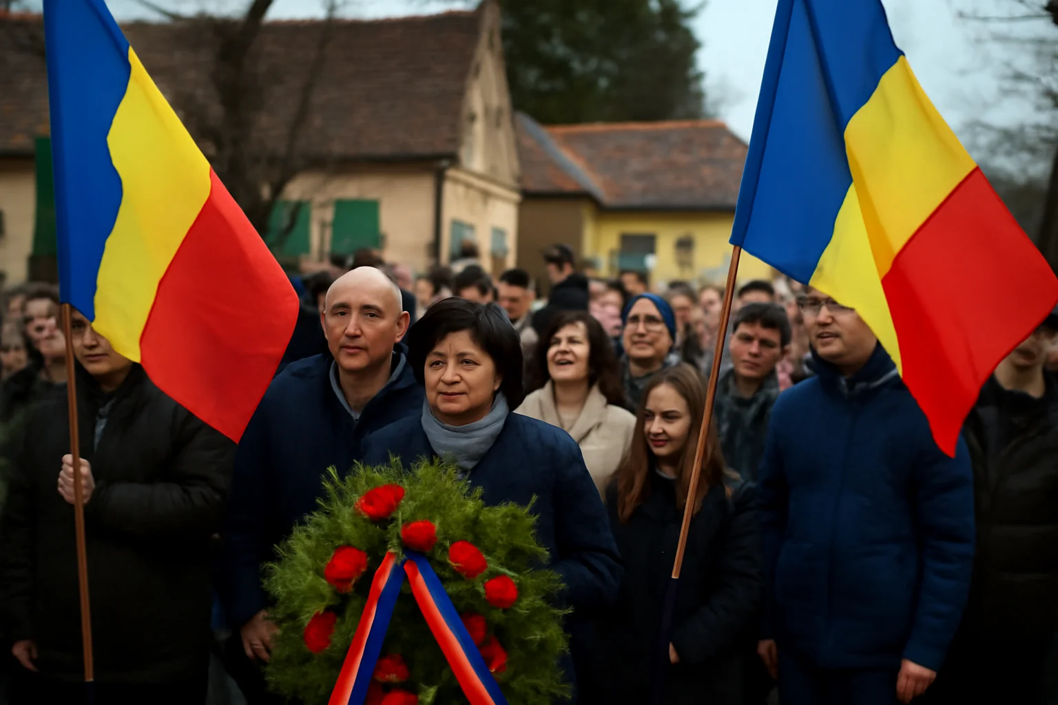 Manifestări de Ziua Unirii Principatelor la Ruginoasa, județul Iași, pe 24 ianuarie 2026