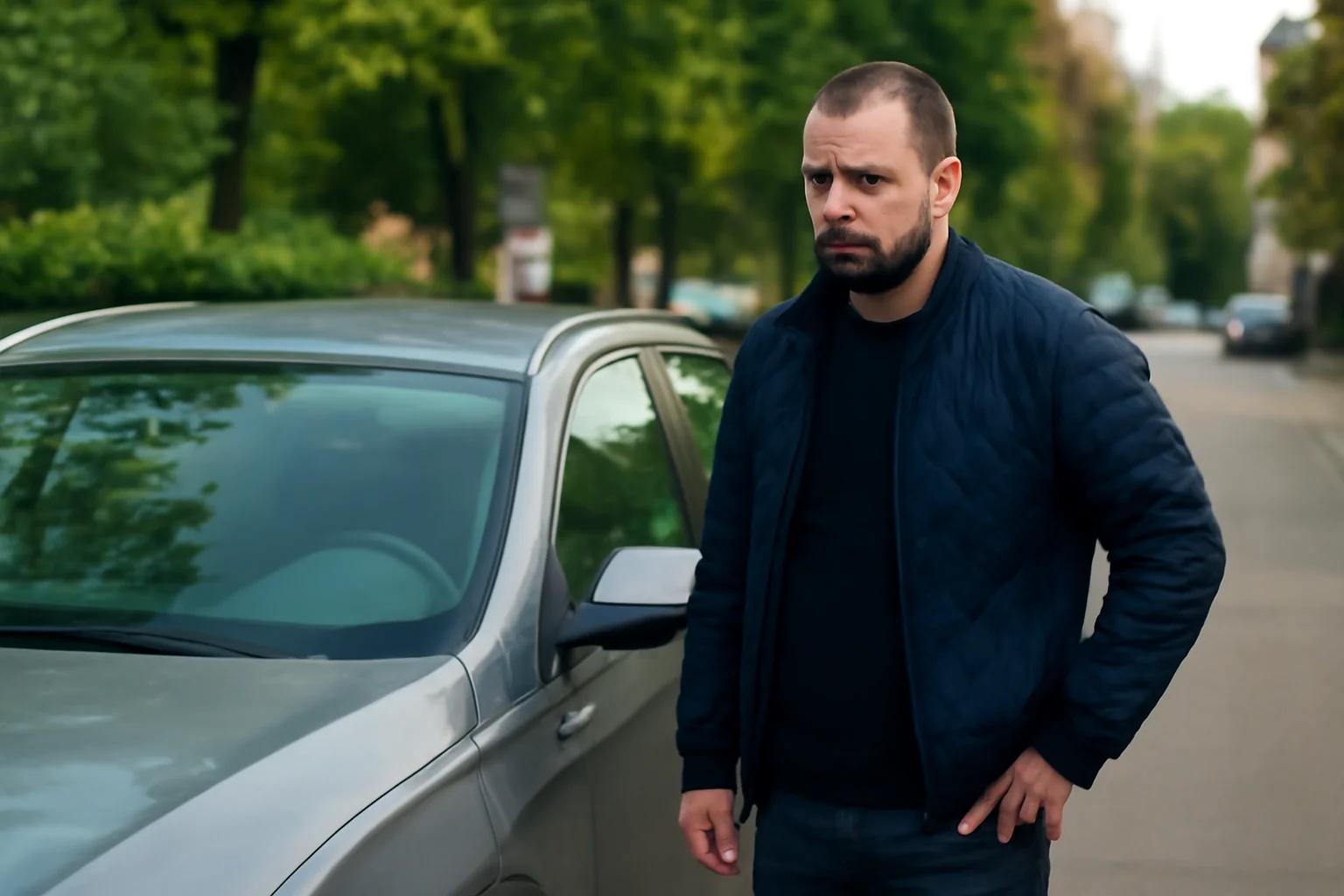 Mașină furată în Iași după ce șoferul a lăsat motorul pornit aproximativ 7 minute