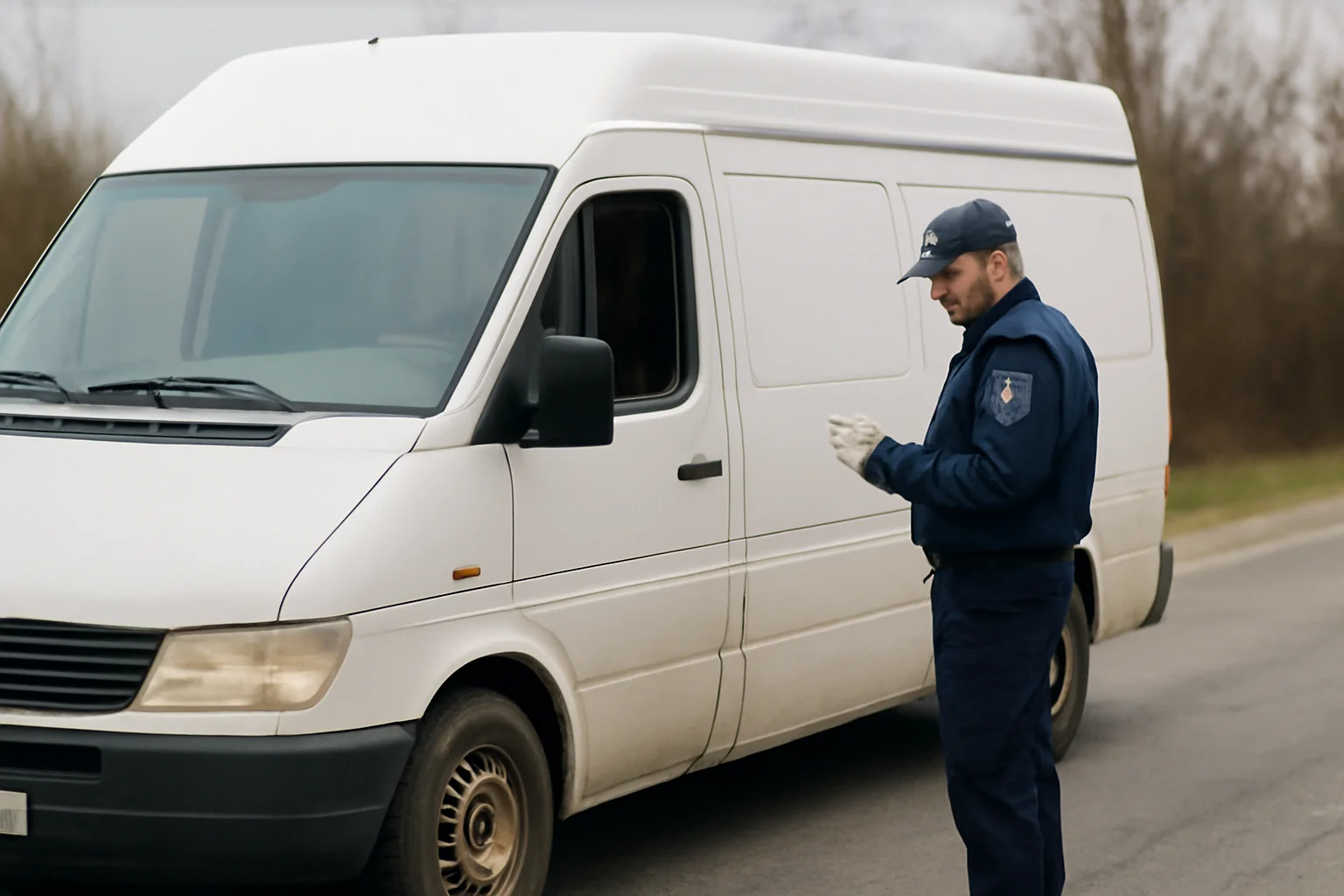 Microbuz furat din Olanda, descoperit și oprit la Albița de polițiștii de frontieră din Iași