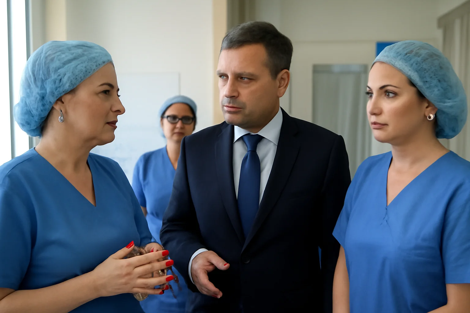 Ministrul Sănătății surprinde la Spitalul Sfânta Maria din Iași angajate ATI purtând bijuterii și unghii false, sfidând protocoalele stricte!