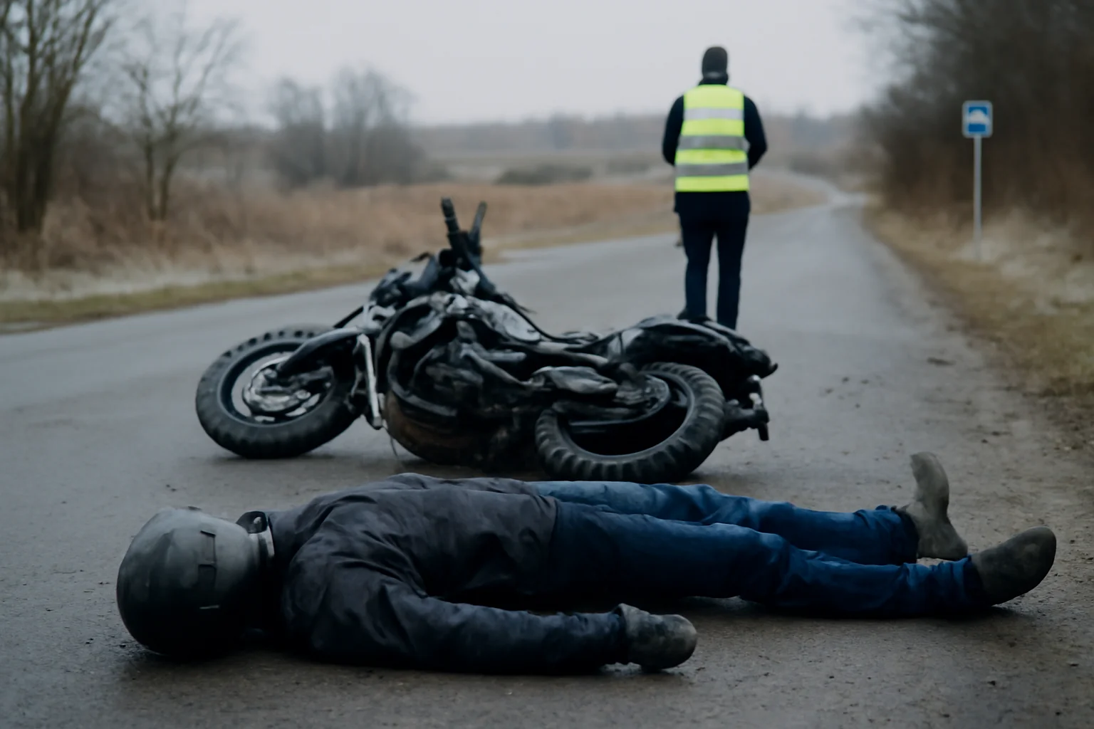 Motociclist de 31 de ani mort în Ajunul Crăciunului pe DJ 282D, în județul Iași