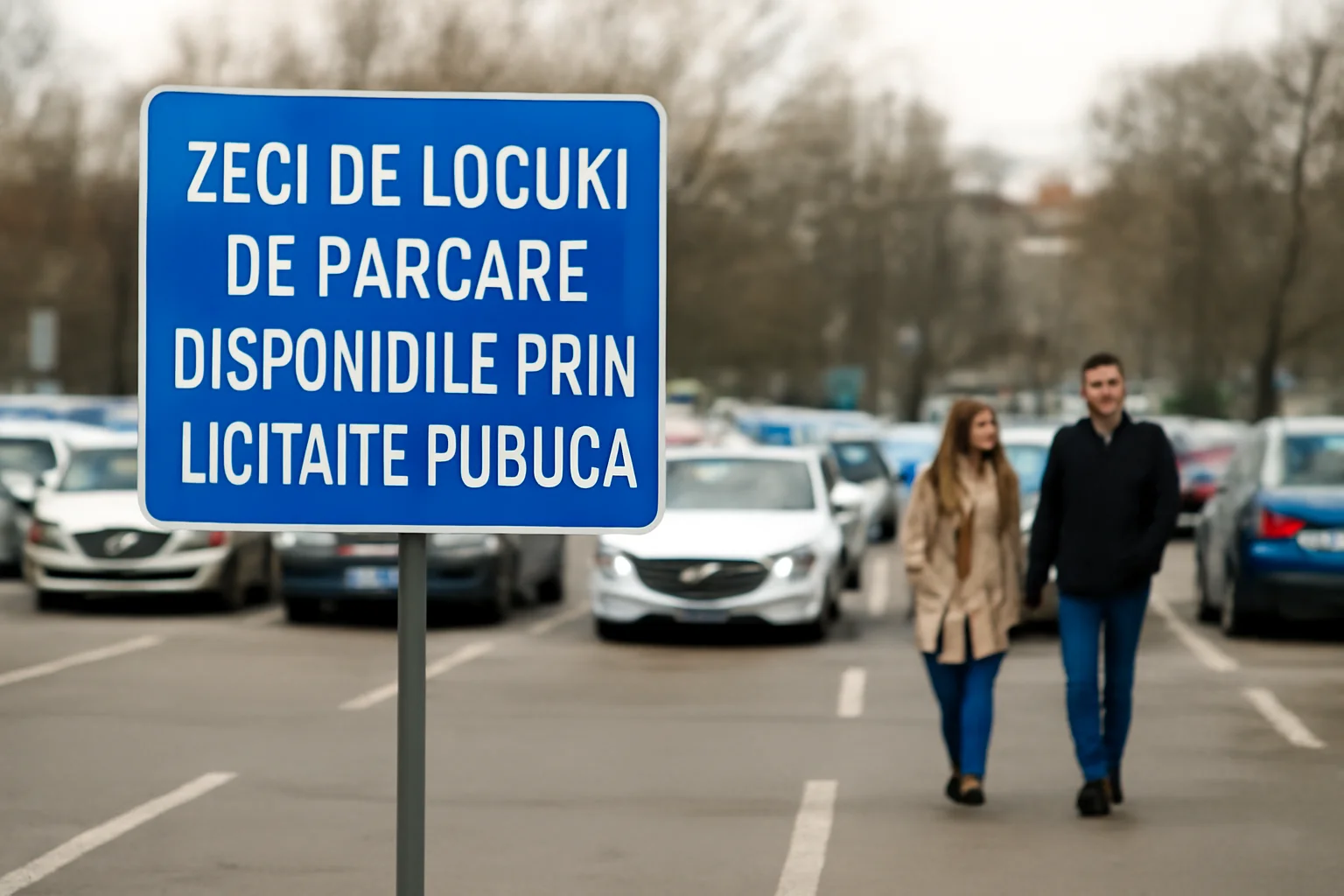 Noi parcări rezidențiale scoase la licitație publică pentru zeci de locuri disponibile