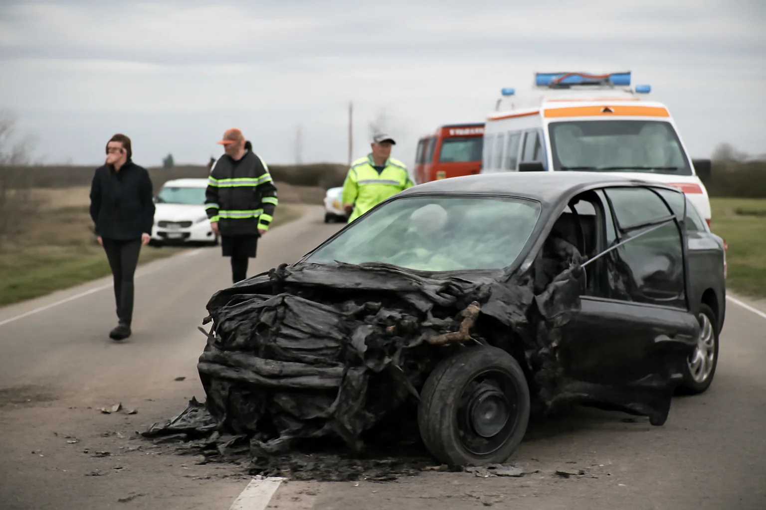 nouă oameni implicați, bărbat de 27 de ani ajuns la spital