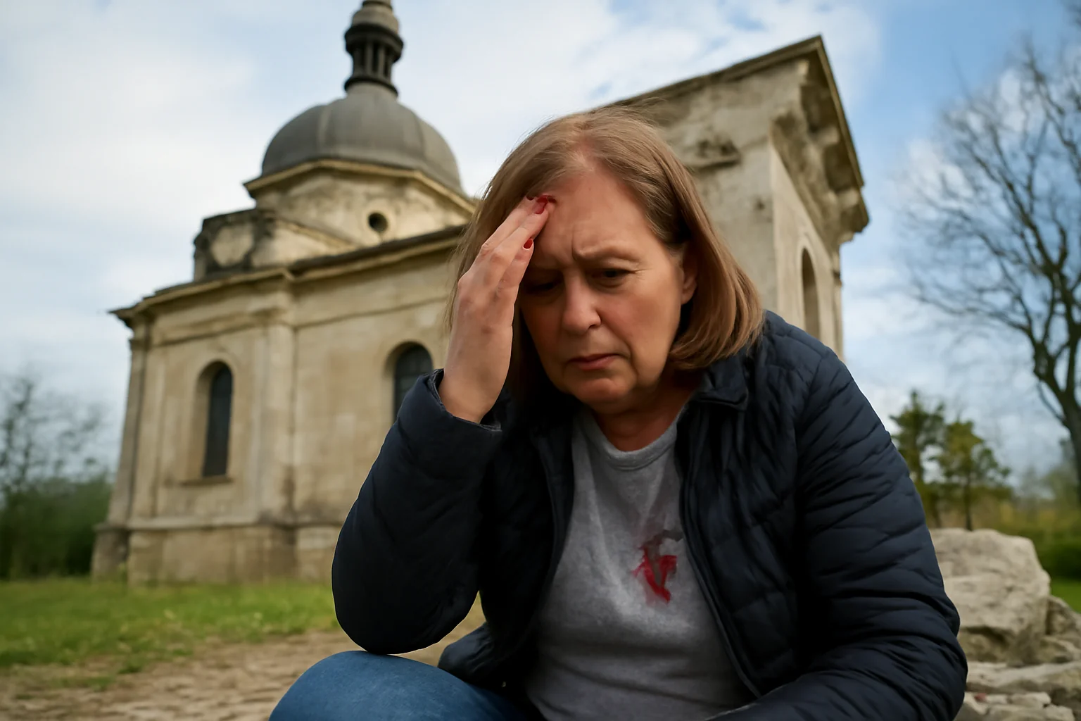 O femeie rănită din cauza căderii tencuielii la Capela Cimitirului Sf. Petru și Pavel