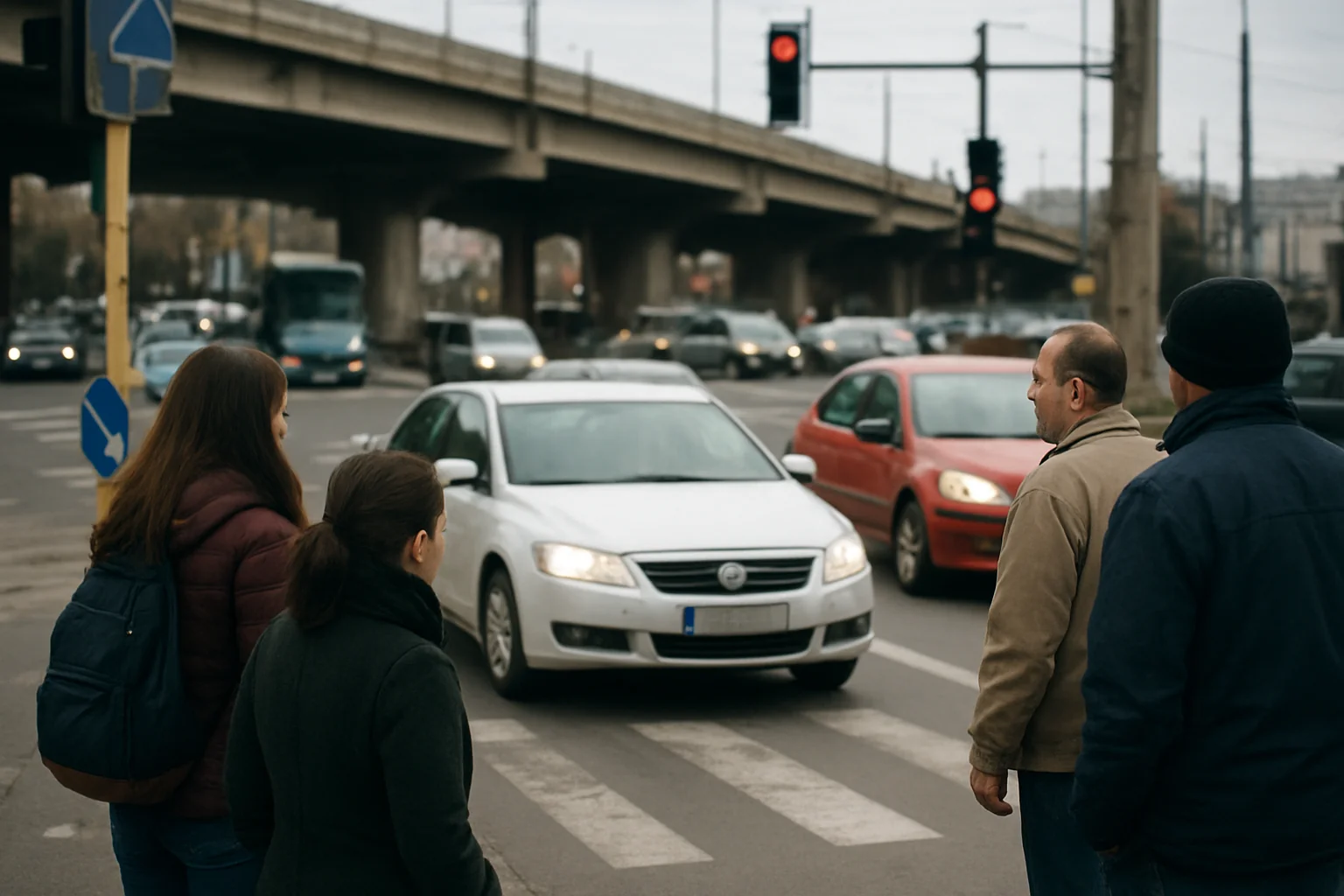 Semafoare active non-stop la Podu Roș Iași în vacanță