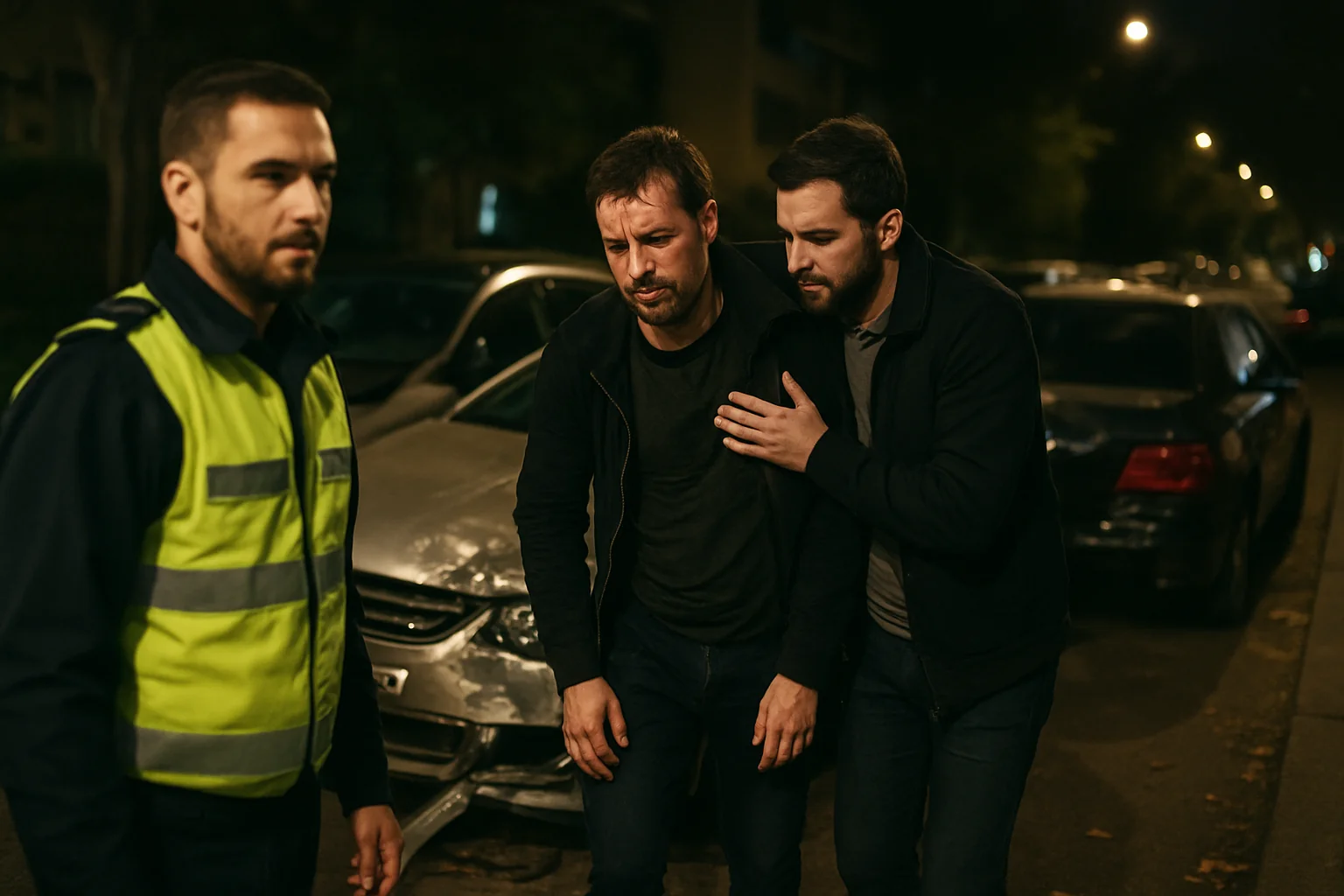 Șofer ieșean beat a lovit cinci mașini parcate în Suceava