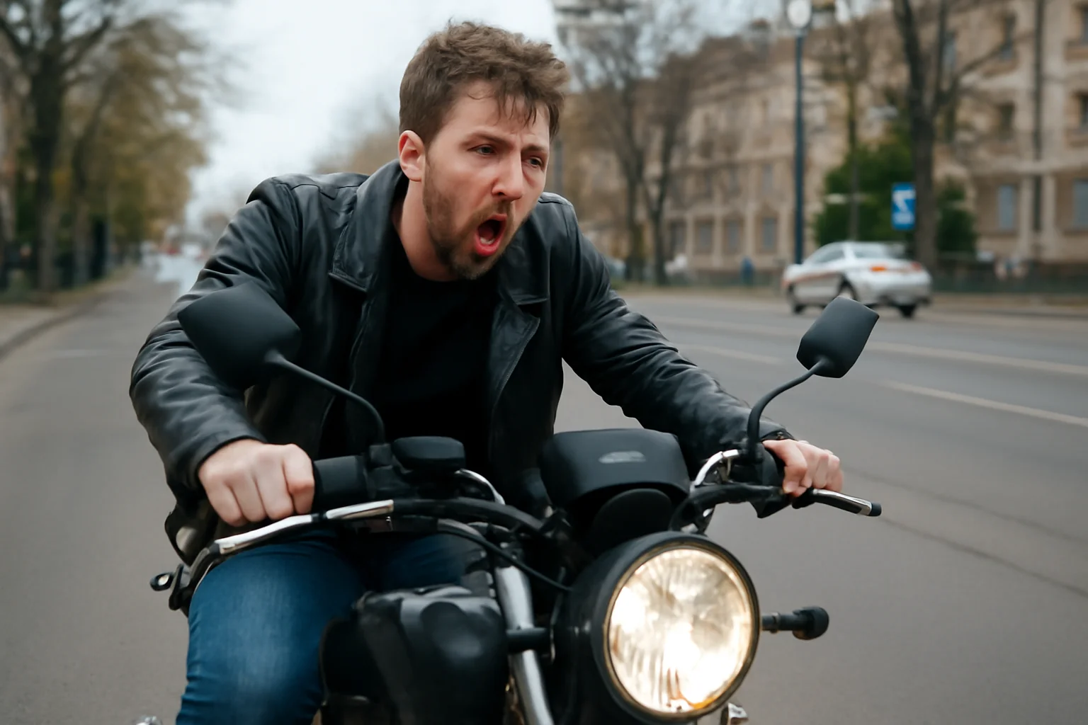 Tânăr beat prins conducând haotic pe motociclu la Iași, acum se confruntă cu dosar penal pentru faptele sale imprudente