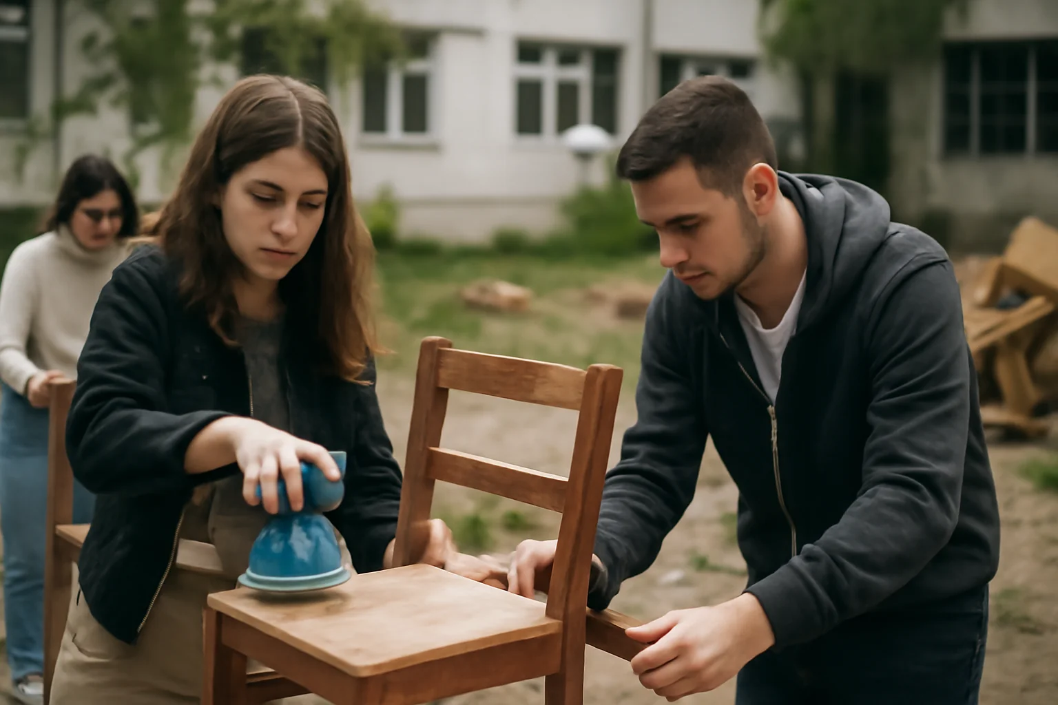 Tinerii reinventează mobilierul abandonat în afaceri sustenabile